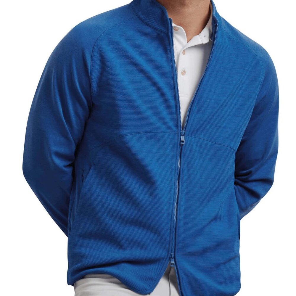 Peter Millar Vista Mybrid Sailor Blue Full-Zip Jacket Size Large NWT - Picture 3 of 8